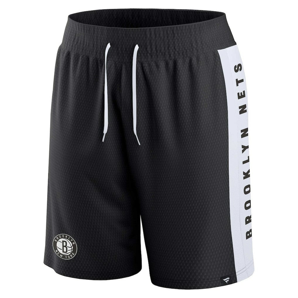 Black Brooklyn Nets Referee Iconic Mesh Shorts | NBA