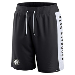 Black Brooklyn Nets Referee Iconic Mesh Shorts | NBA