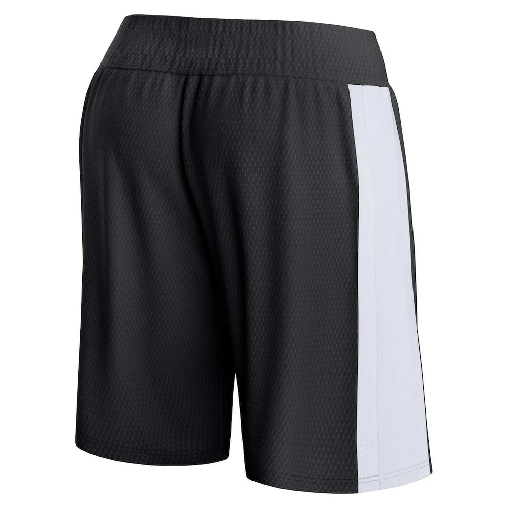Black Brooklyn Nets Referee Iconic Mesh Shorts | NBA