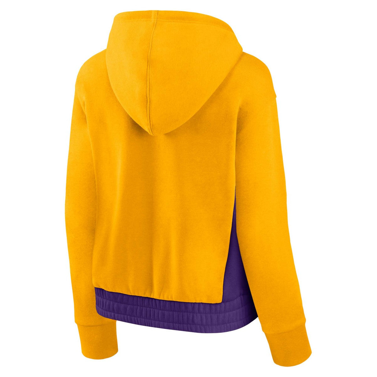 Gold Los Angeles Lakers Women's Iconic Halftime Colorblock Pullover Hoodie | NBA