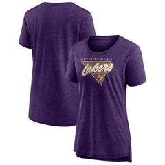 Heathered Purple Los Angeles Lakers Women's True Classics Tri-Blend T-Shirt | NBA