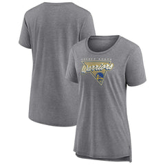 Heathered Gray Golden State Warriors Women's True Classics Tri-Blend T-Shirt sale | NBA
