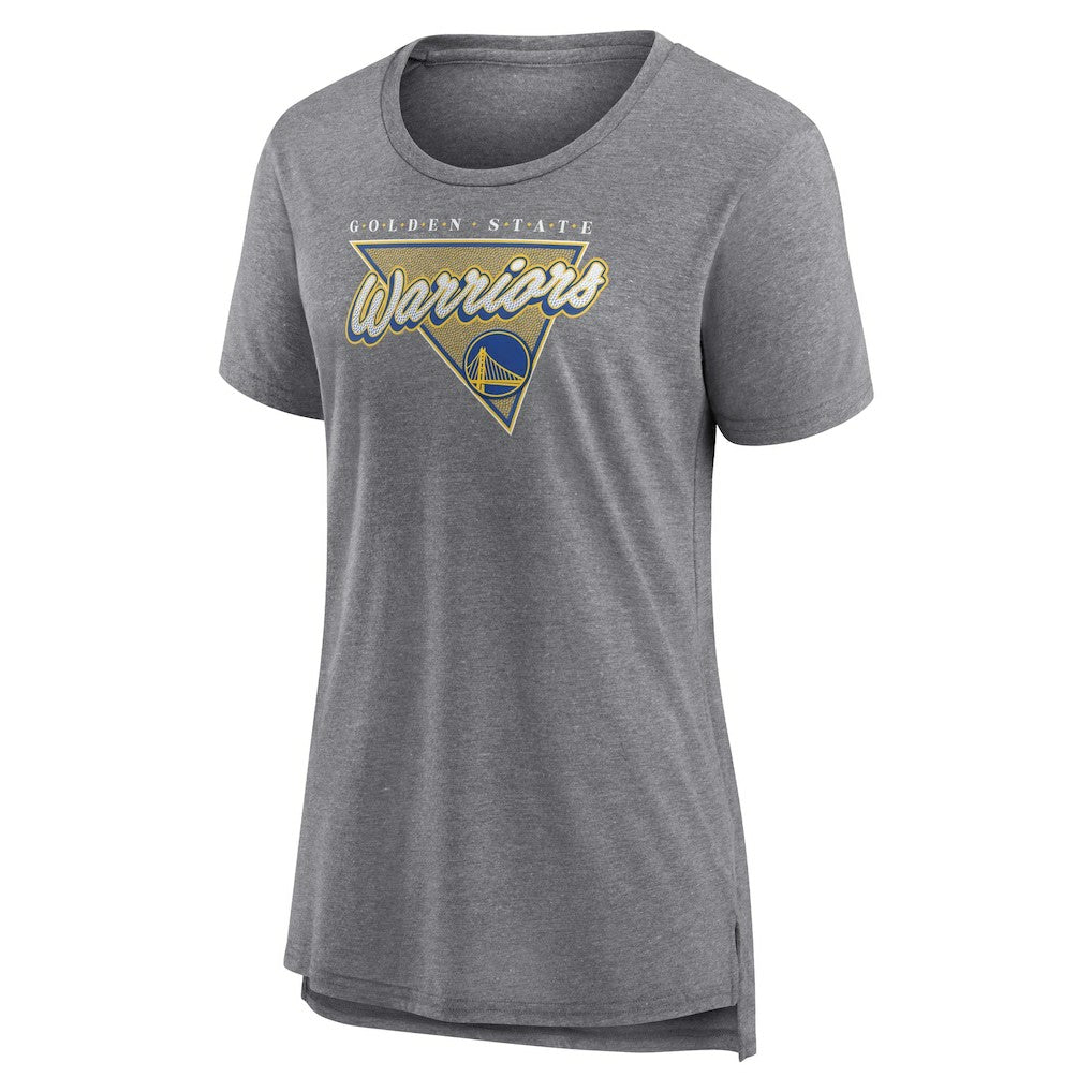 Heathered Gray Golden State Warriors Women's True Classics Tri-Blend T-Shirt sale | NBA