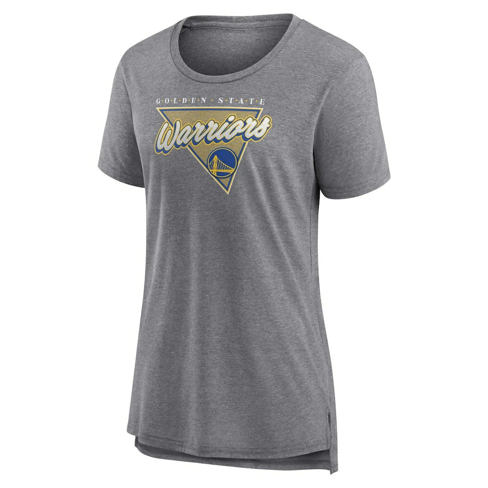 Heathered Gray Golden State Warriors Women's True Classics Tri-Blend T-Shirt sale | NBA