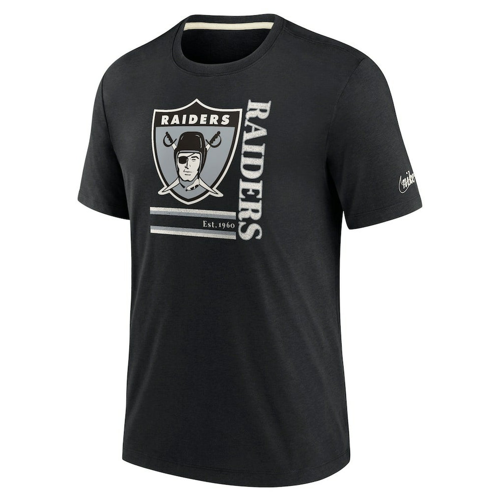 Las Vegas Raiders Wordmark Logo Tri-Blend T-Shirt | NFL US