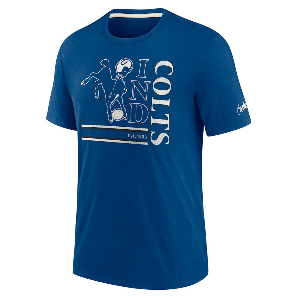 Indianapolis Colts Wordmark Logo Tri-Blend T-Shirt | NFL Sale