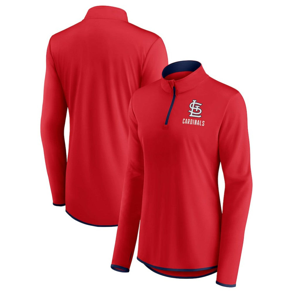 St. Louis Cardinals Fanatics Women's Worth The Drive Quarter-Zip Jacket - MLB Jackets
