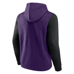 Purple/Black Phoenix Suns Attack Colorblock Pullover Hoodie | NBA
