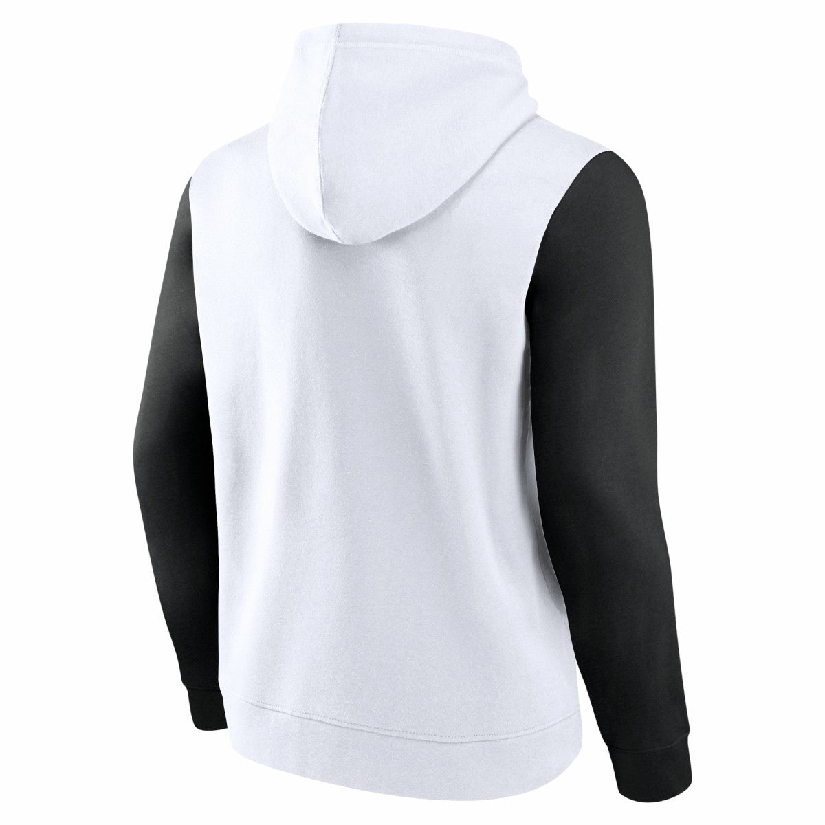 White/Black Utah Jazz Attack Colorblock Pullover Hoodie | NBA