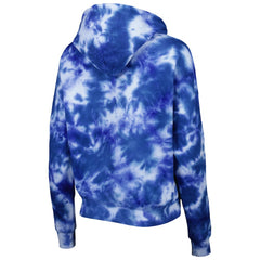 Royal Philadelphia 76ers Women's Brushed Cotton Tie-Dye Pullover Hoodie | NBA