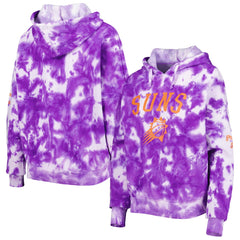 Purple Phoenix Suns Women's Brushed Cotton Tie-Dye Pullover Hoodie | NBA