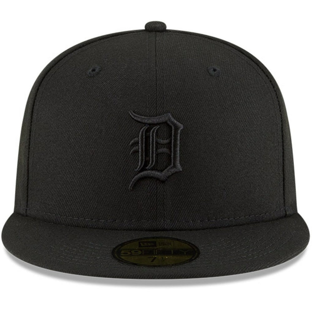 Detroit Tigers New Era Black on Black 59FIFTY Fitted Hat - MLB Hats