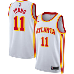 White Trae Young Atlanta Hawks Unisex Swingman Jersey | NBA