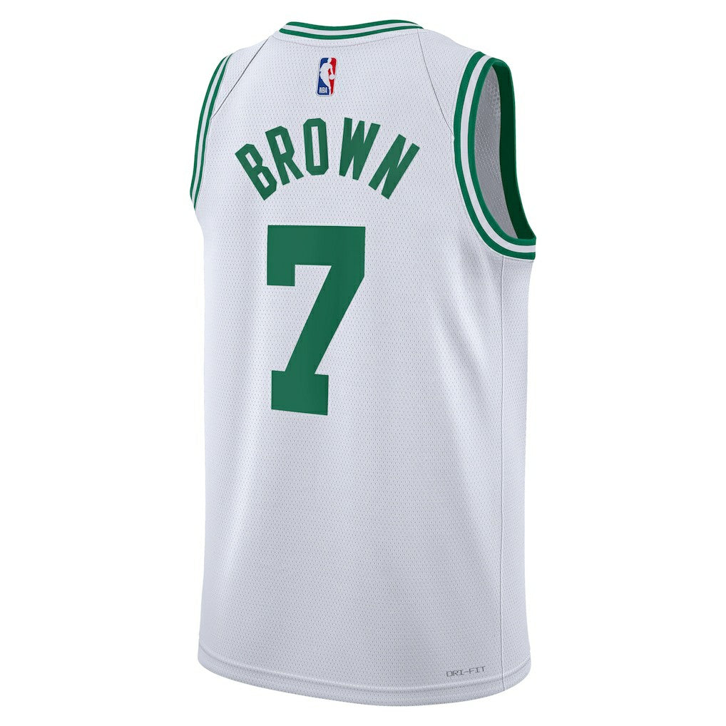 White Jaylen Brown Boston Celtics Unisex Swingman Jersey | NBA