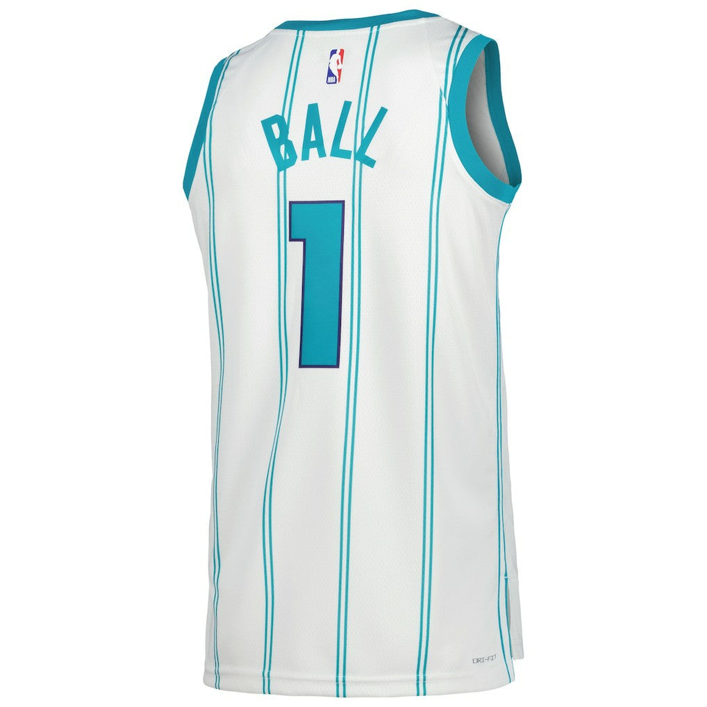 White LaMelo Ball Charlotte Hornets Jordan Brand Unisex Swingman Jersey | NBA