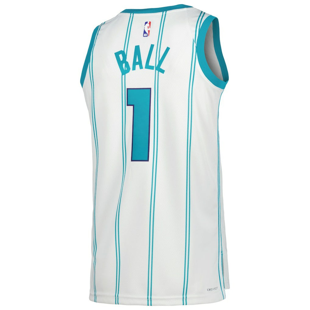 White LaMelo Ball Charlotte Hornets Jordan Brand Unisex Swingman Jersey | NBA
