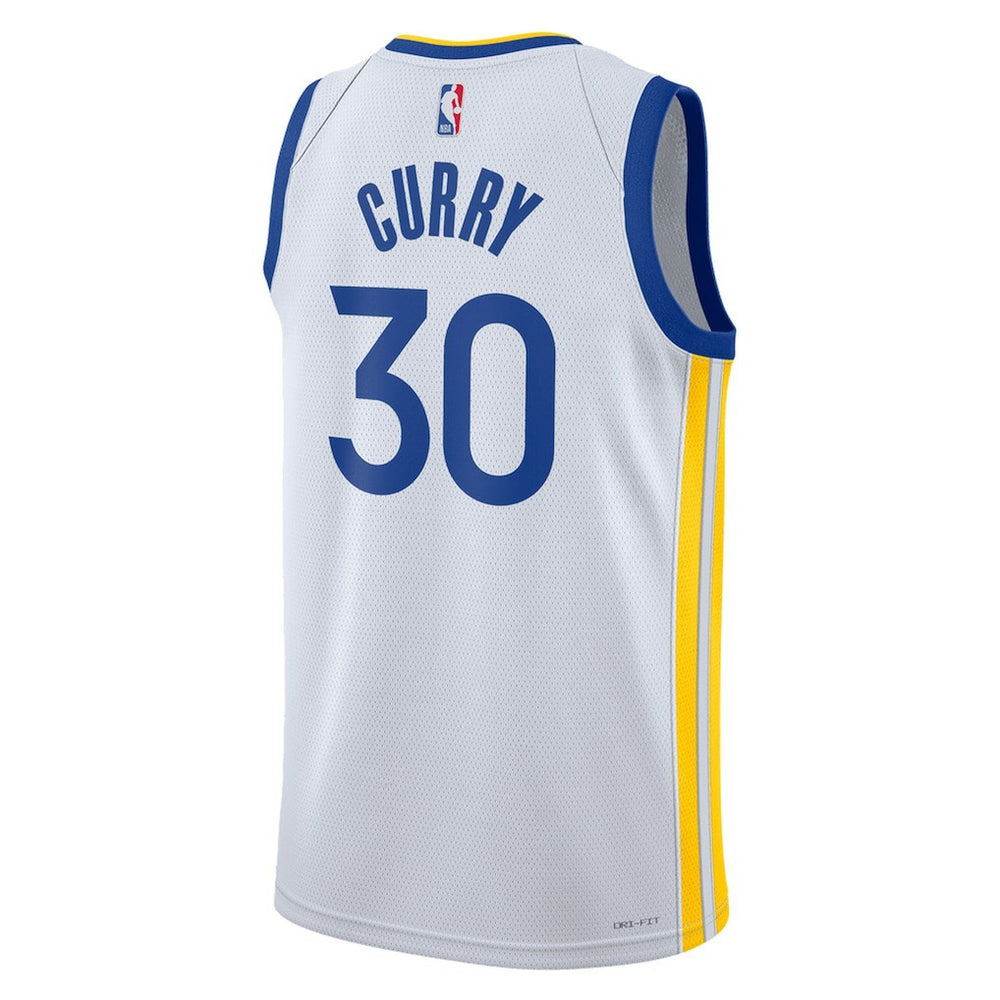 White Stephen Curry Golden State Warriors Unisex Swingman Jersey sale | NBA