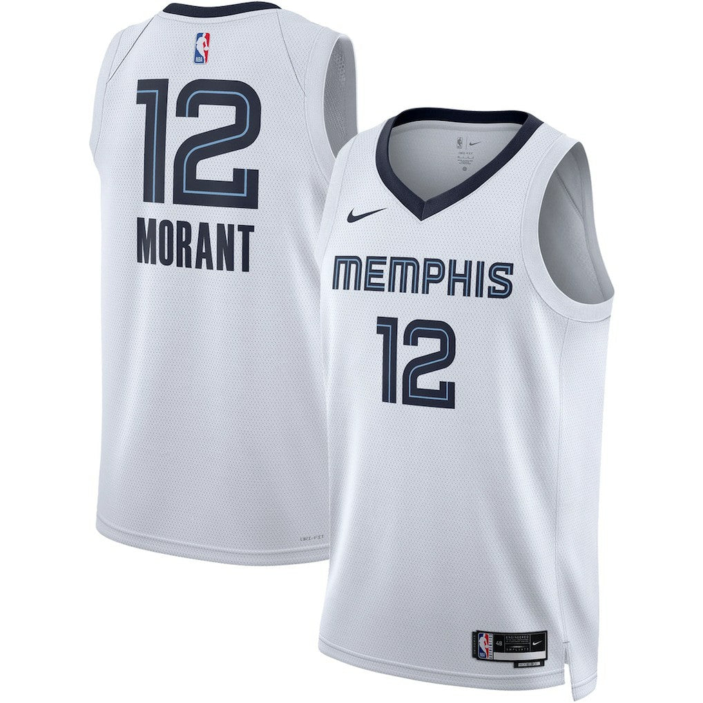White Ja Morant Memphis Grizzlies Unisex Swingman Jersey | NBA