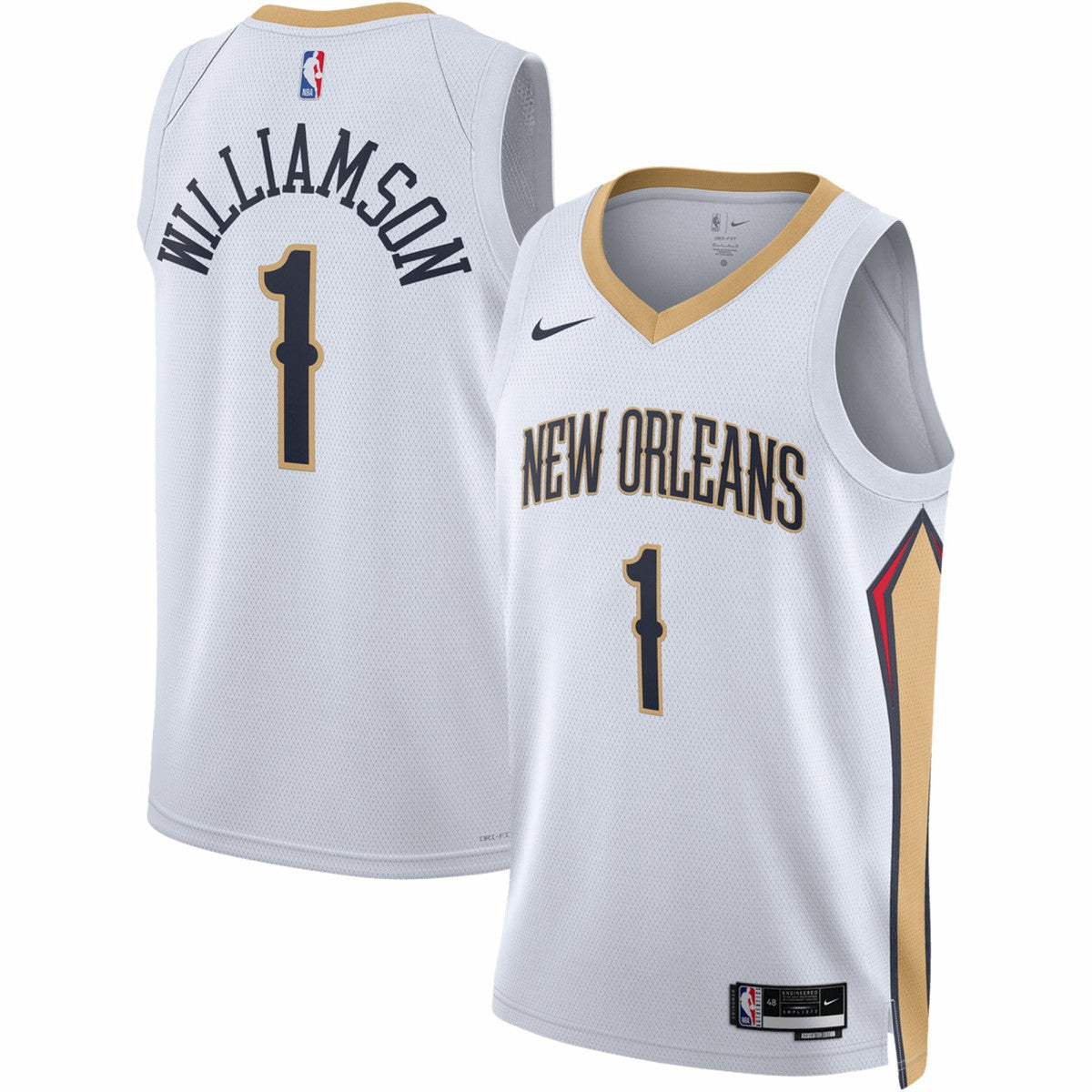 White Zion Williamson New Orleans Pelicans Unisex Swingman Jersey | NBA
