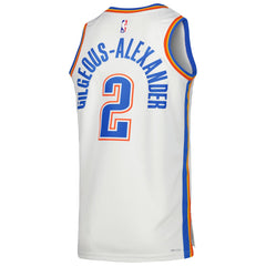 White Shai Gilgeous-Alexander Oklahoma City Thunder Unisex Swingman Jersey | NBA