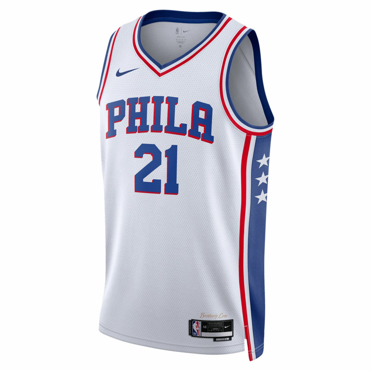 White Joel Embiid Philadelphia 76ers Unisex Swingman Jersey | NBA