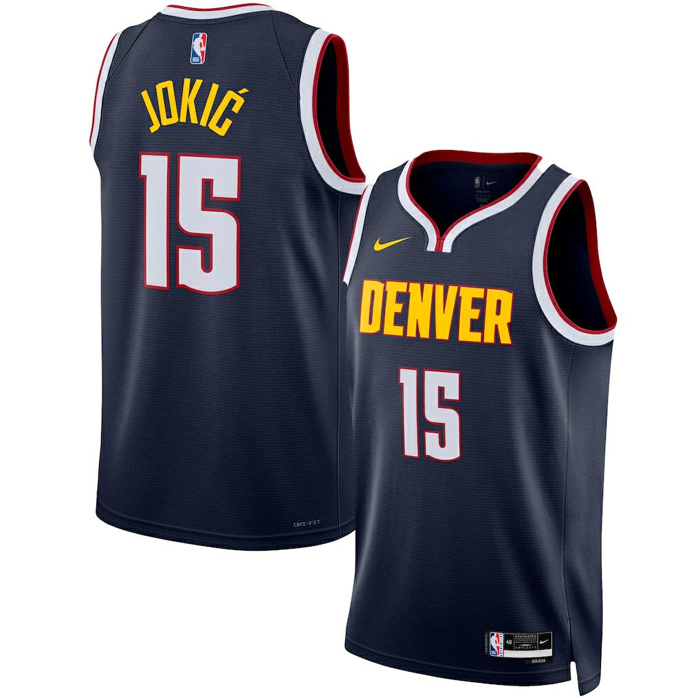 Navy Nikola Jokic Denver Nuggets Unisex Swingman Jersey sale | NBA