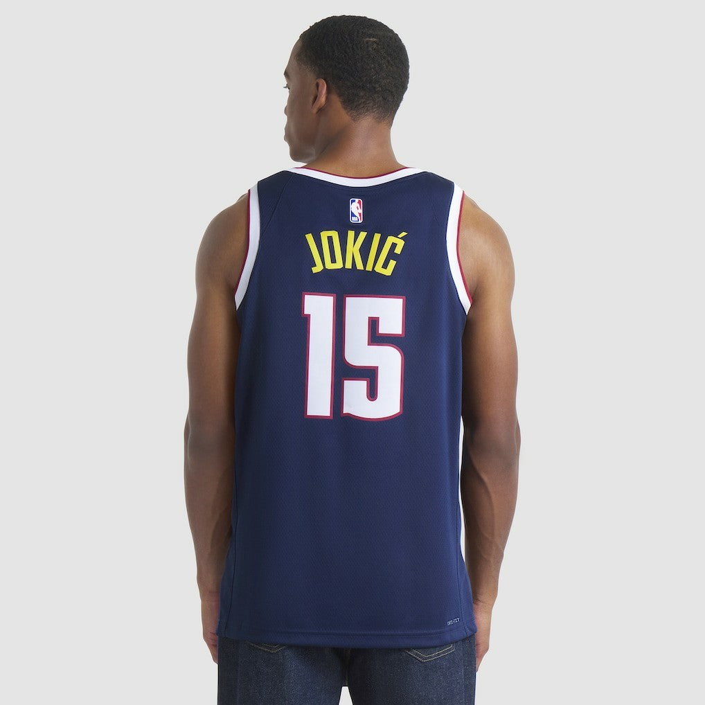 Navy Nikola Jokic Denver Nuggets Unisex Swingman Jersey sale | NBA
