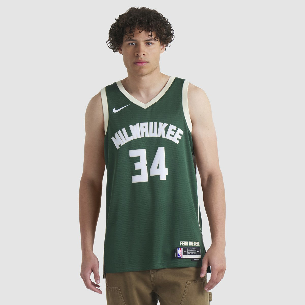 Hunter Green Giannis Antetokounmpo Milwaukee Bucks Unisex Swingman Jersey | NBA