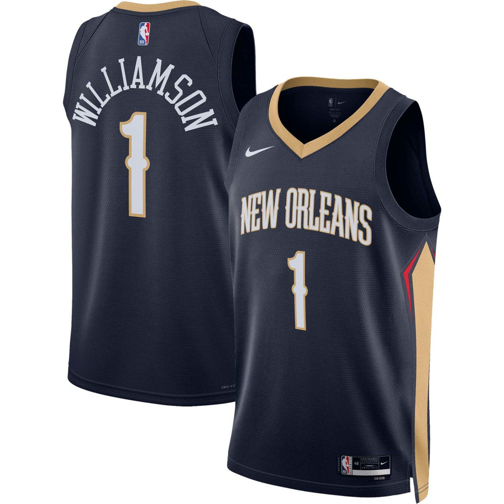 Navy Zion Williamson New Orleans Pelicans Unisex Swingman Jersey | NBA