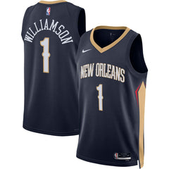 Navy Zion Williamson New Orleans Pelicans Unisex Swingman Jersey | NBA