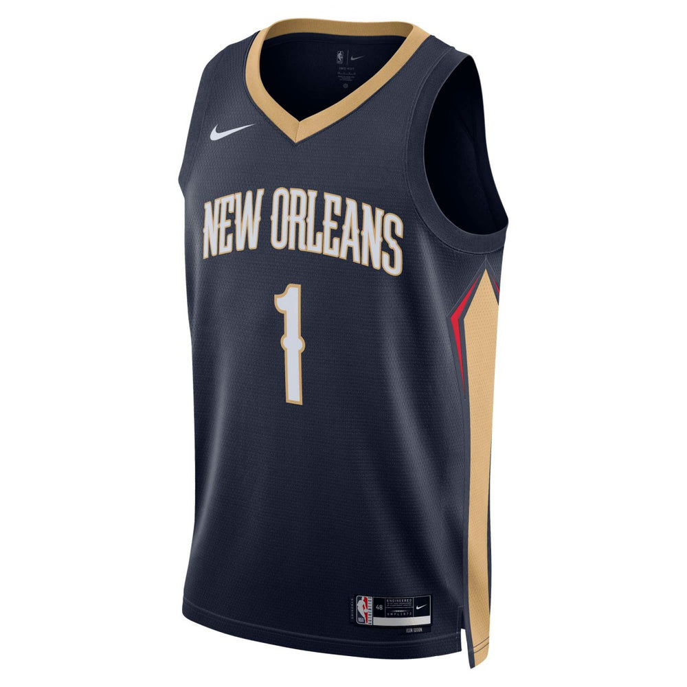 Navy Zion Williamson New Orleans Pelicans Unisex Swingman Jersey | NBA