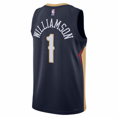 Navy Zion Williamson New Orleans Pelicans Unisex Swingman Jersey | NBA