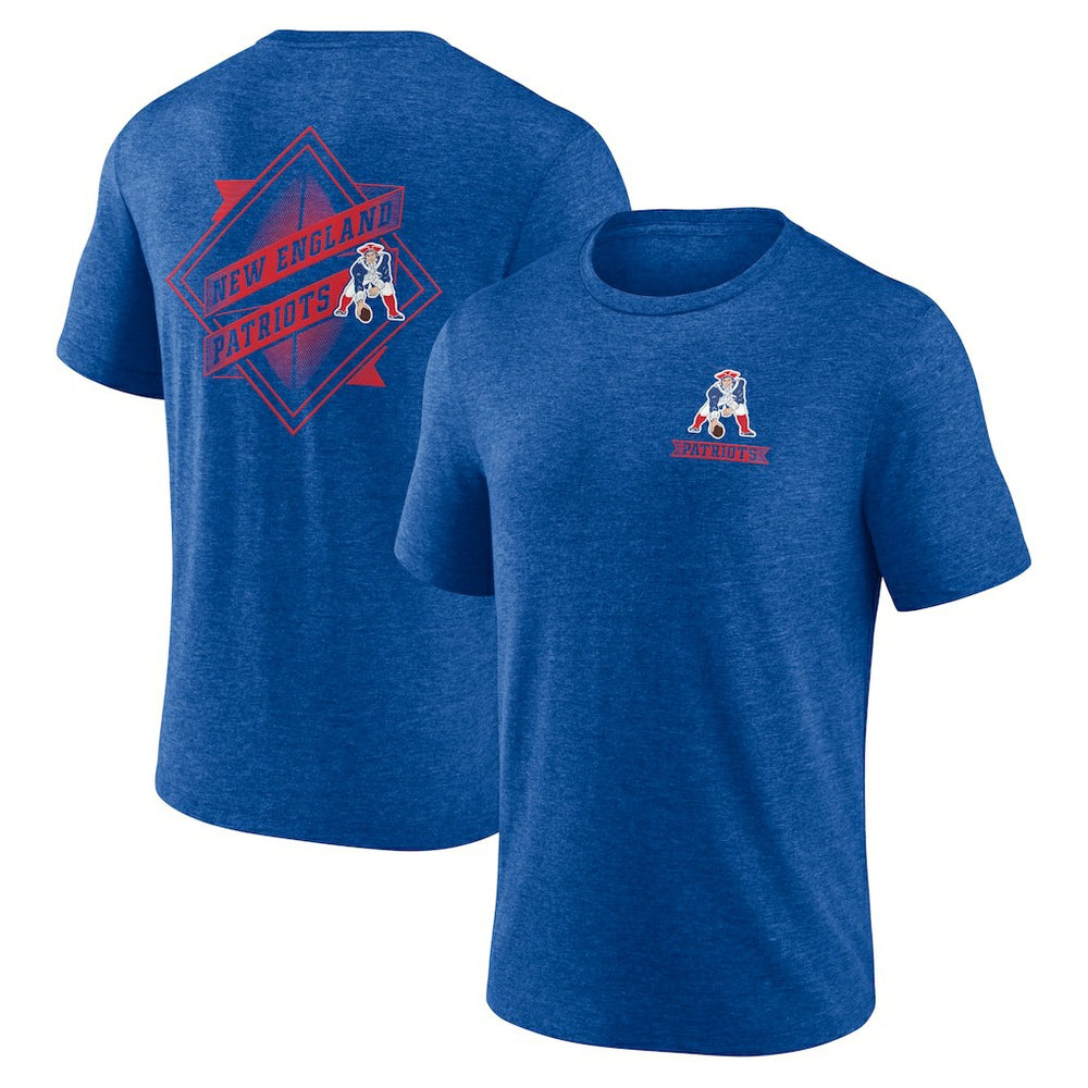 New England Patriots Diamond Scroll Tri-Blend T-Shirt | NFL Near me