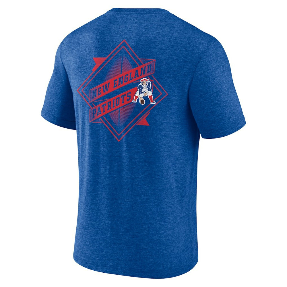 New England Patriots Diamond Scroll Tri-Blend T-Shirt | NFL Near me