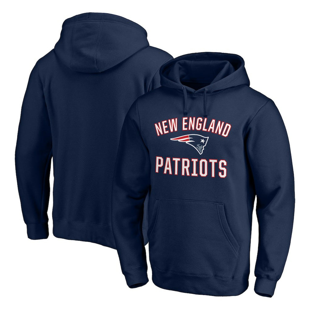 New England Patriots Victory Arch Team Fitted Pullover Hoodie | NFL Hot