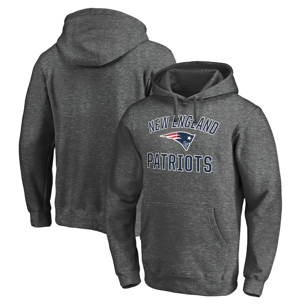 New England Patriots Victory Arch Team Fitted Pullover Hoodie | NFL Outlet
