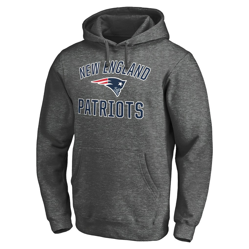 New England Patriots Victory Arch Team Fitted Pullover Hoodie | NFL Outlet
