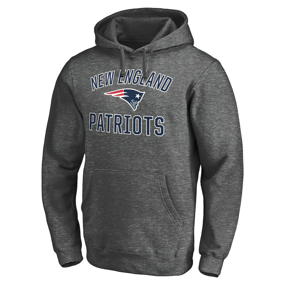 New England Patriots Victory Arch Team Fitted Pullover Hoodie | NFL Outlet