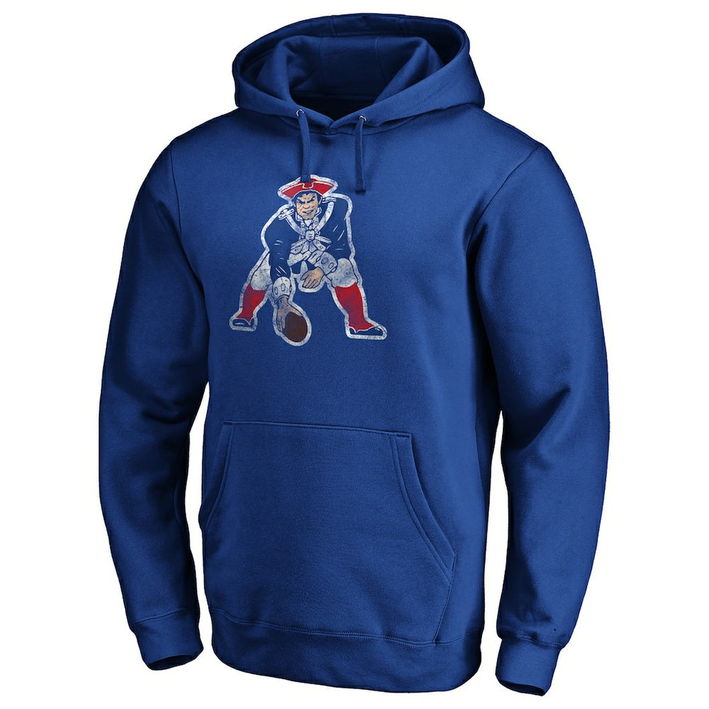 New England Patriots Throwback Logo Pullover Hoodie | NFL Outlet