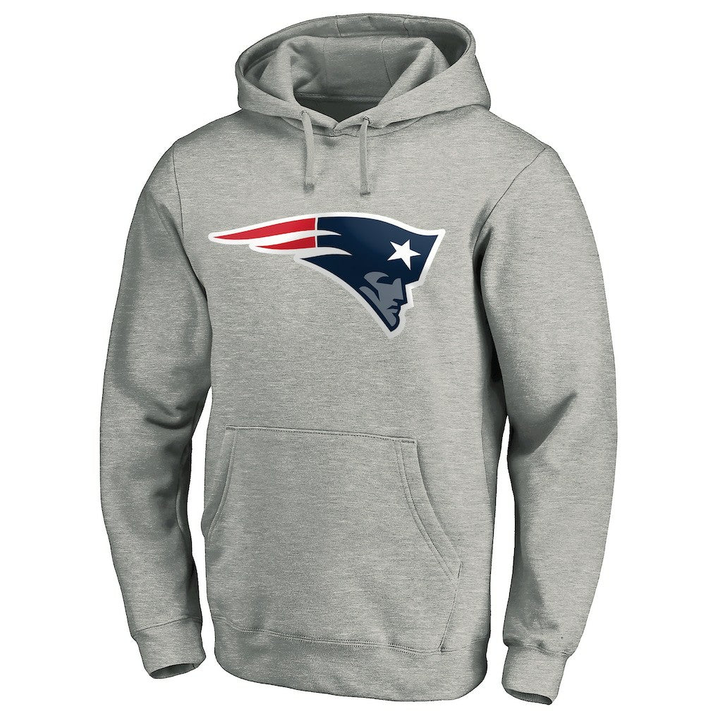 New England Patriots Primary Logo Fitted Pullover Hoodie | NFL Sale