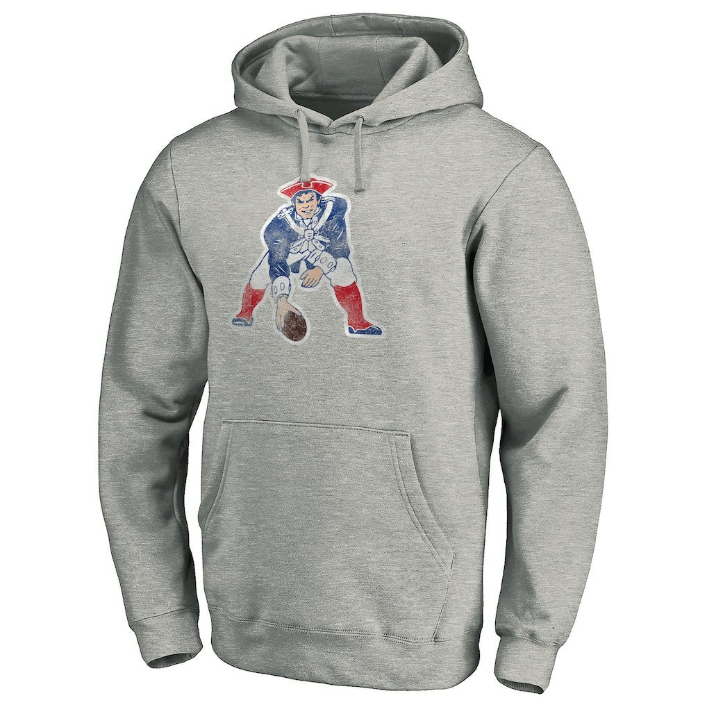 New England Patriots Throwback Logo Pullover Hoodie | NFL Hot