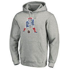 New England Patriots Throwback Logo Pullover Hoodie | NFL Hot