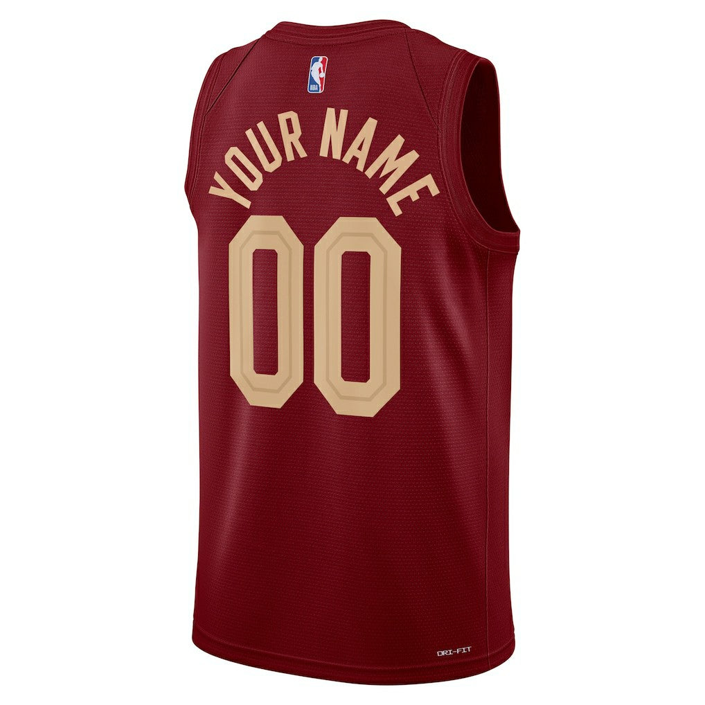 Icon Edition Cleveland Cavaliers Unisex Swingman Custom Jersey Burgundy sale | NBA