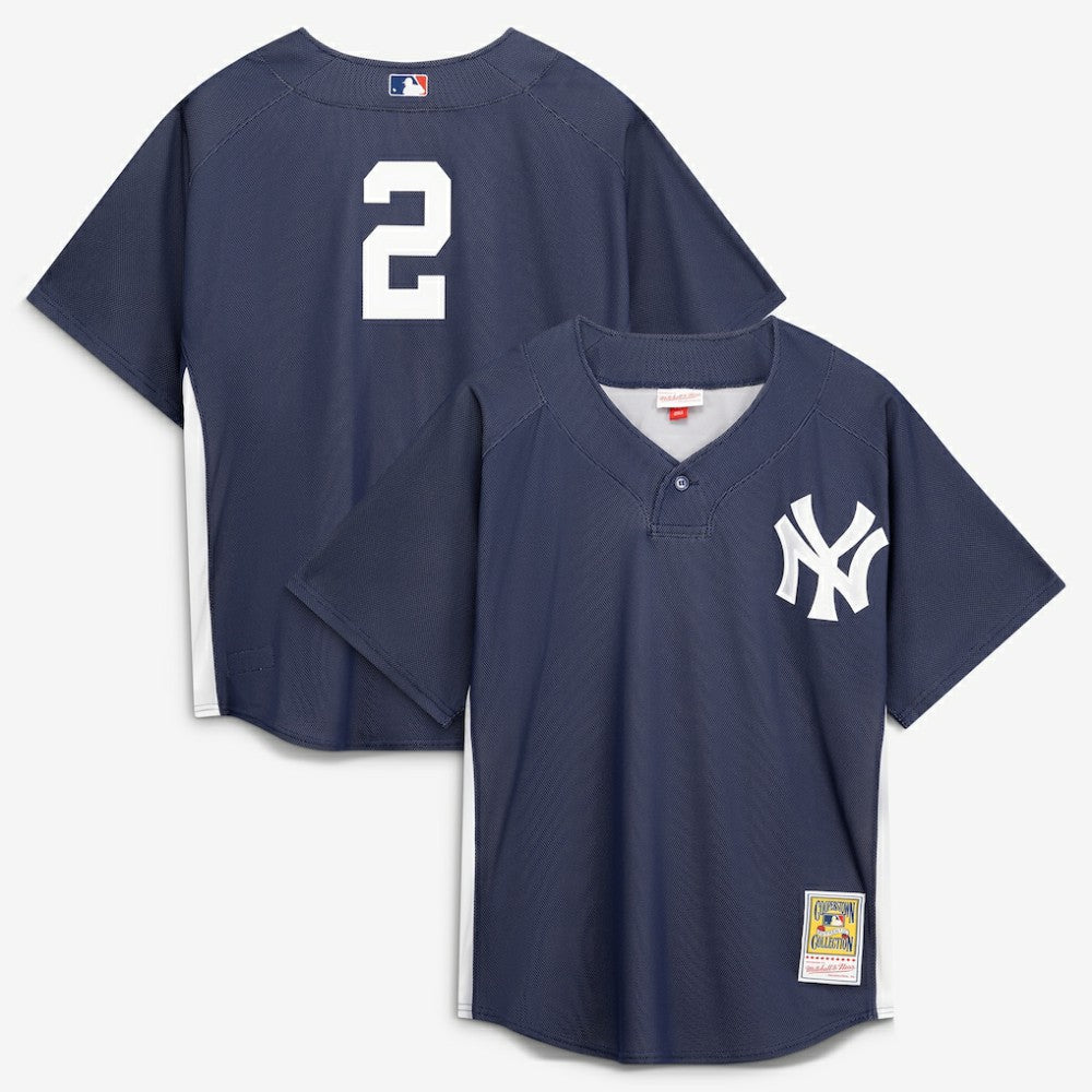 Derek Jeter New York Yankees Mitchell & Ness Authentic Batting Practice Jersey - MLB Jerseys