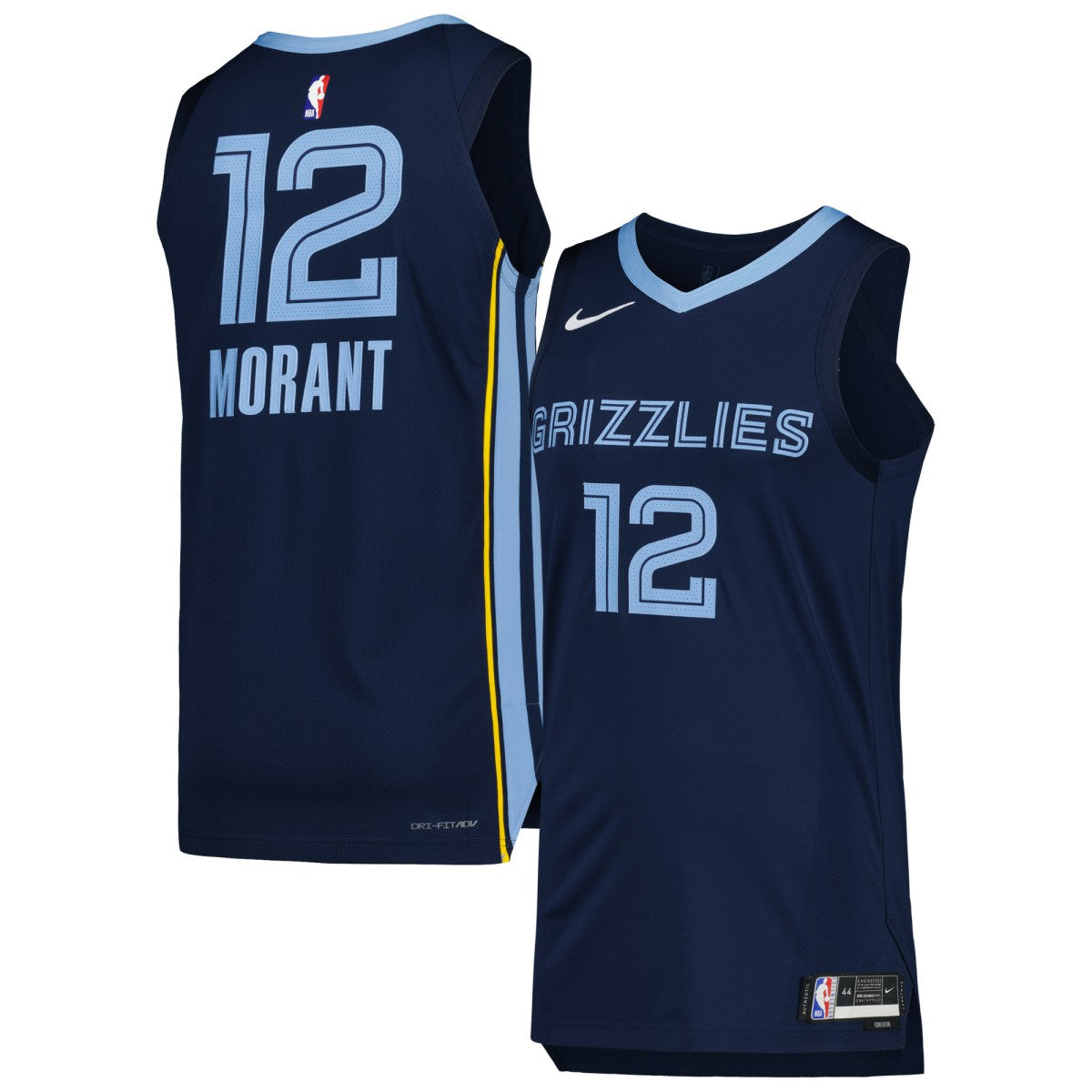 Navy Ja Morant Memphis Grizzlies Authentic Jersey | NBA
