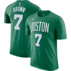 Kelly Green Jaylen Brown Boston Celtics Icon 2022/23 Name & Number T-Shirt | NBA