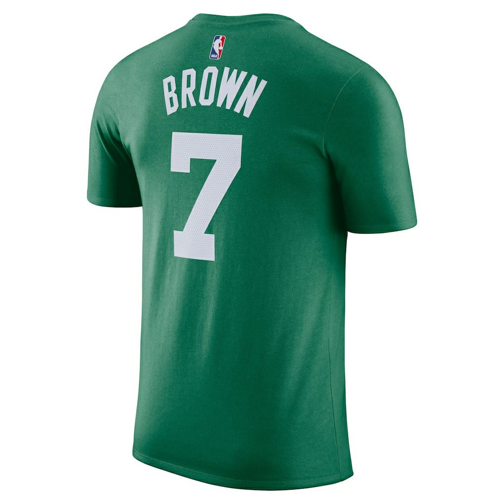 Kelly Green Jaylen Brown Boston Celtics Icon 2022/23 Name & Number T-Shirt | NBA