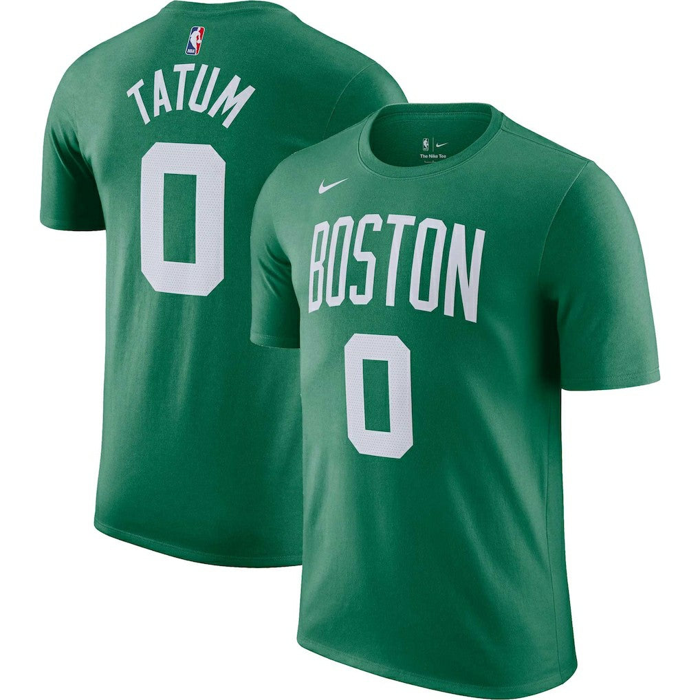 Kelly Green Jayson Tatum Boston Celtics Icon 2022/23 Name & Number T-Shirt | NBA