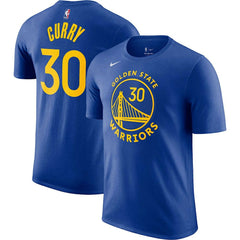 Royal Stephen Curry Golden State Warriors Icon 2022/23 Name & Number T-Shirt sale | NBA