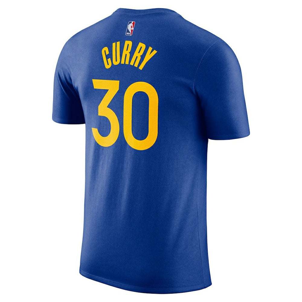 Royal Stephen Curry Golden State Warriors Icon 2022/23 Name & Number T-Shirt sale | NBA